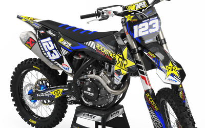 Graphics Kit ROCKSTAR Limited edition BLUE : Really cheap