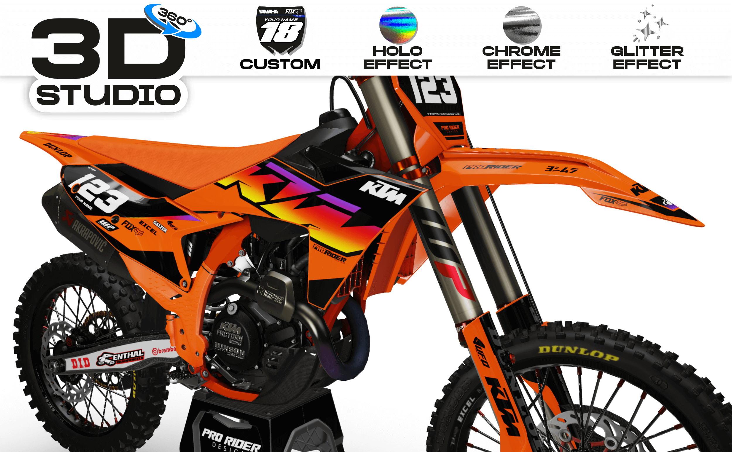 Custom Graphics KTM TERA FROST - 3D
