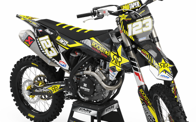 Graphics Kit ROCKSTAR Limited edition YELLOW : Really cheap