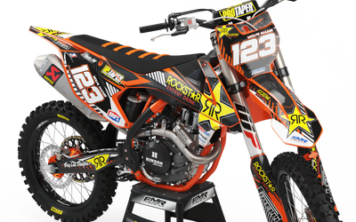 Graphics Kit ROCKSTAR Limited edition ORANGE : Really cheap