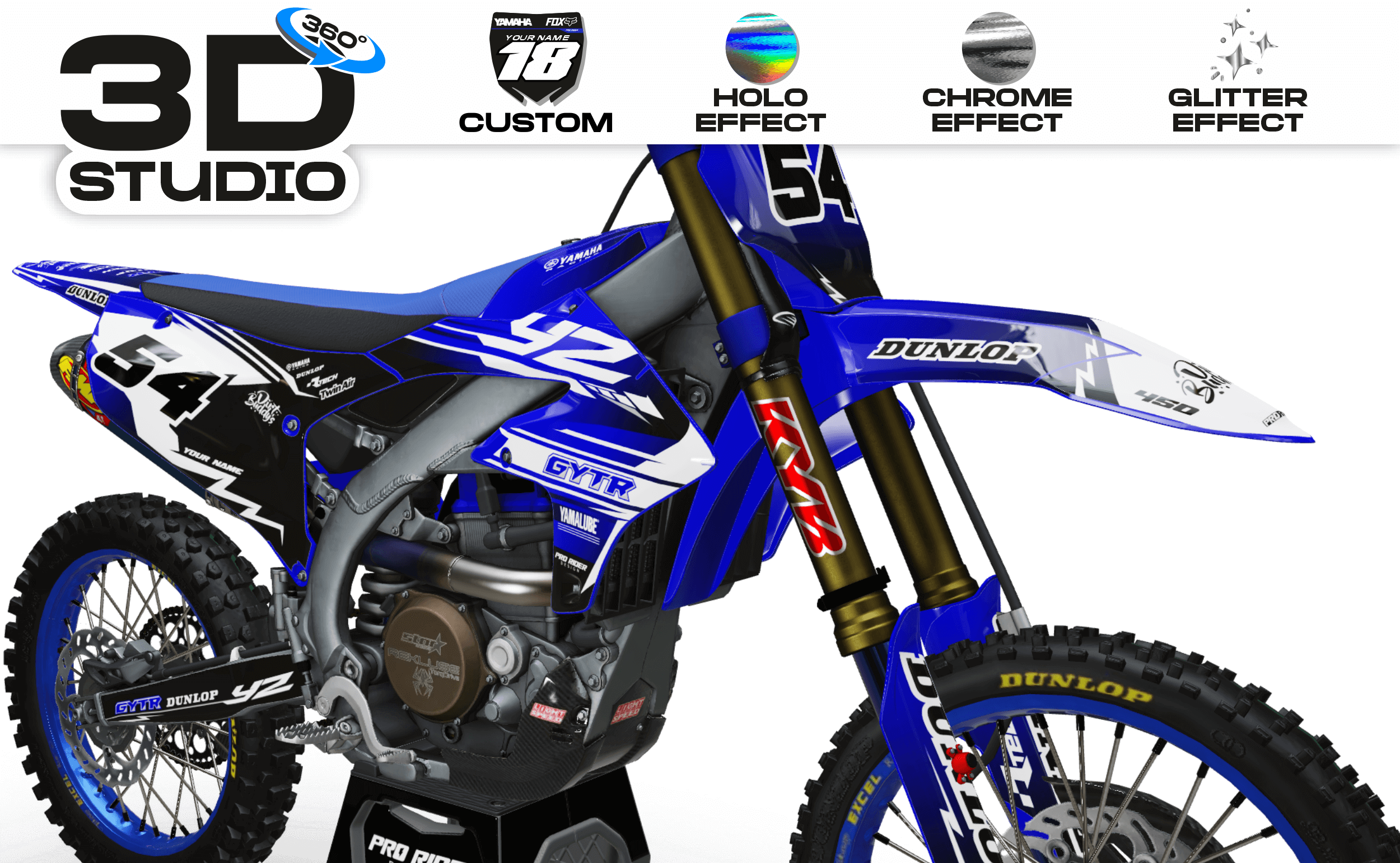 Yamaha graphics DIRT BUDDY'S GYTR - 3D