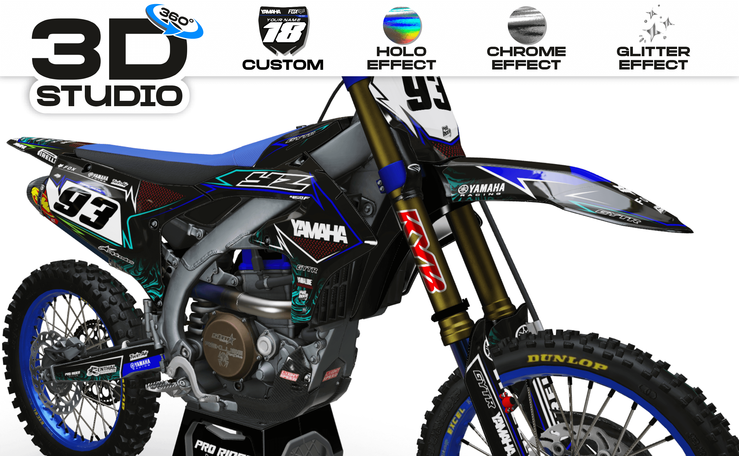 Yamaha graphics KIT DRIFTY - 3D