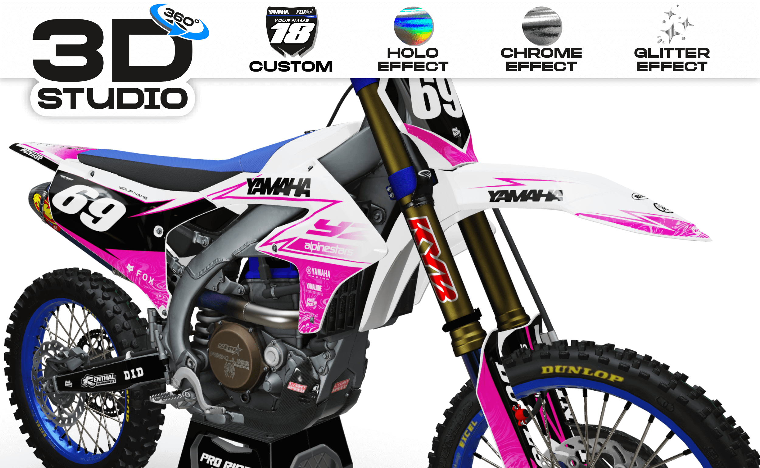Yamaha graphics KIT REIFA - 3D