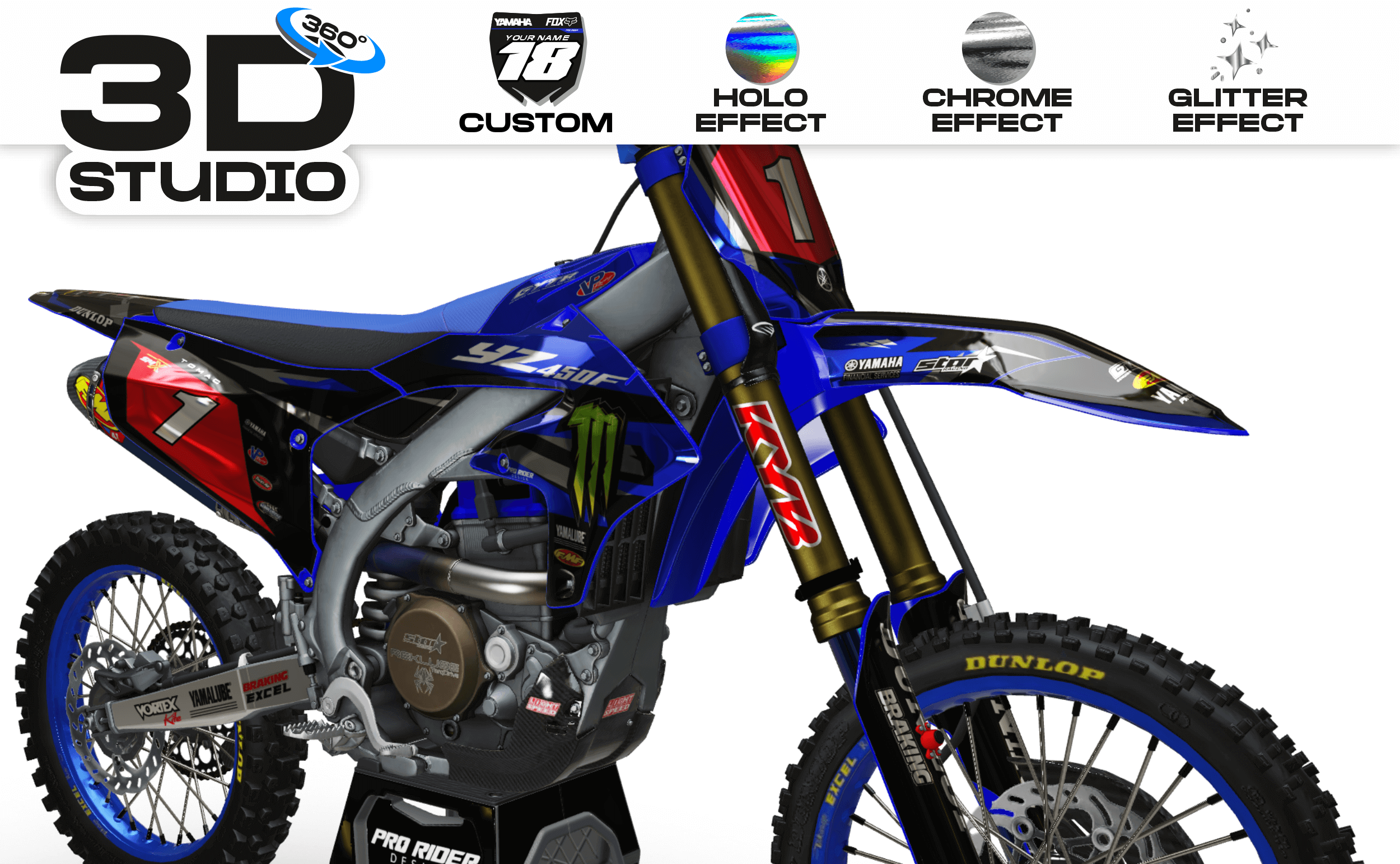 YAMAHA ENERGY ELI TOMAC REPLICA graphics - 3D