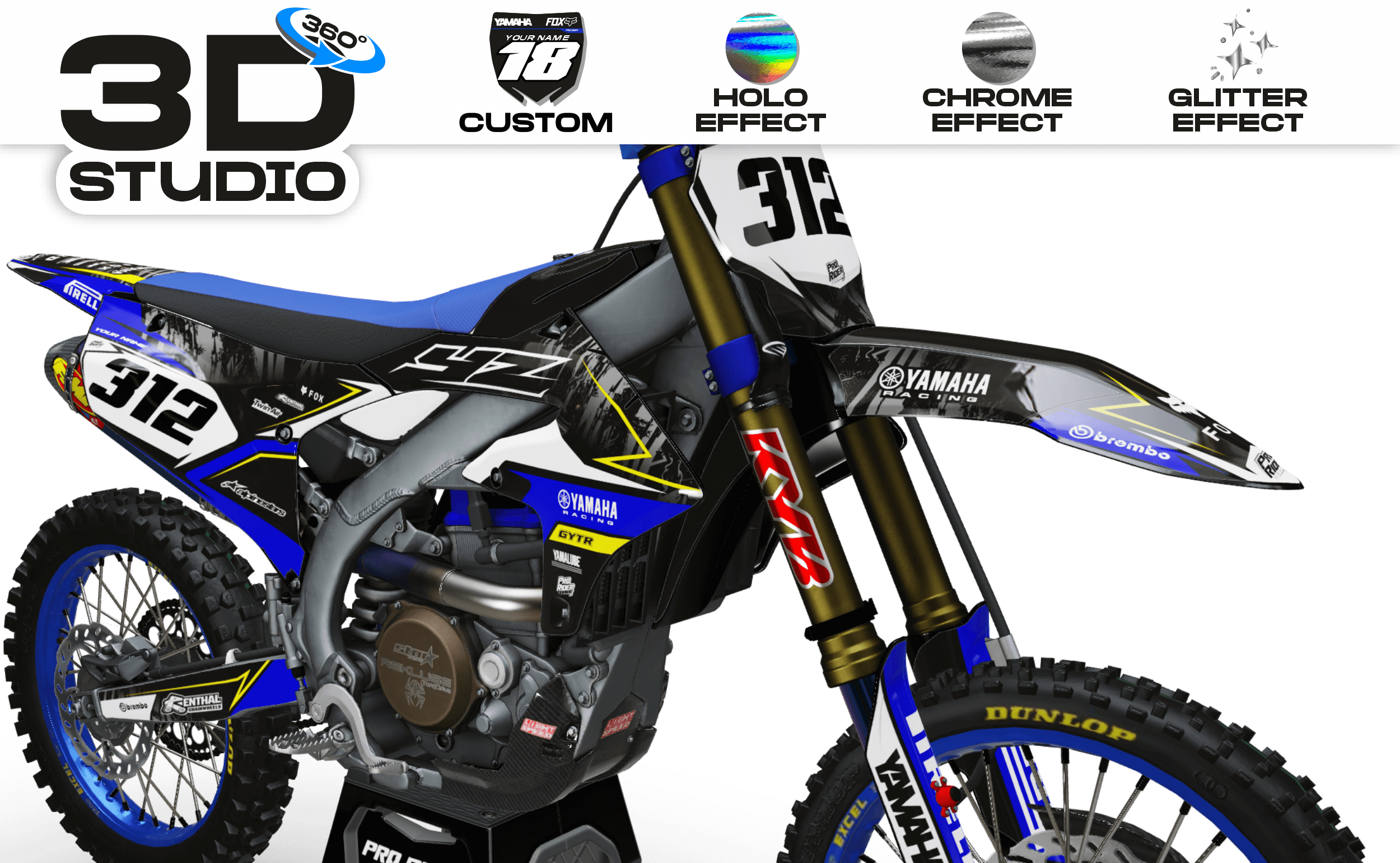 Custom Graphics KIT YAMAHA IIYAMA - 3D