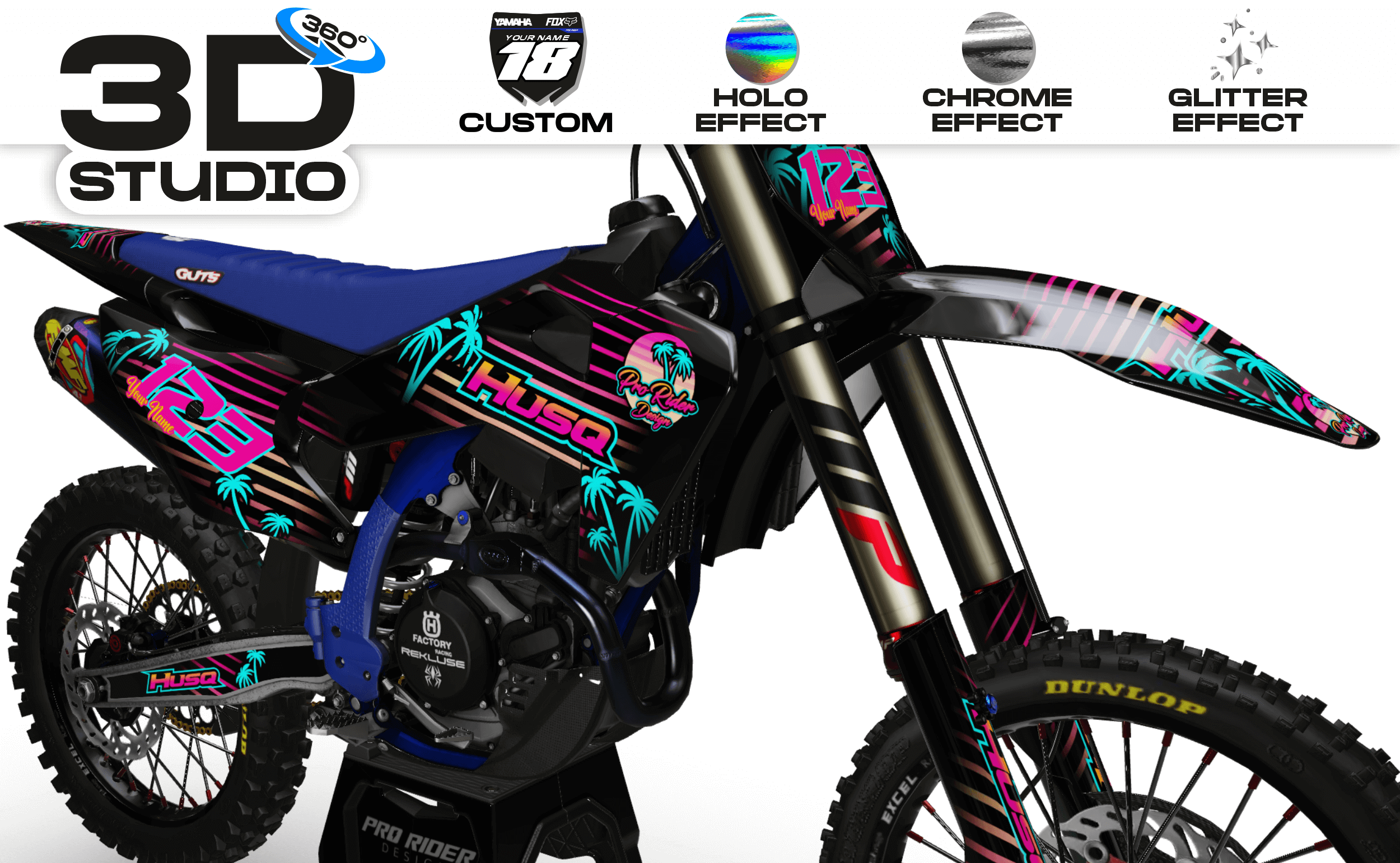 Graphic kit HUSQVARNA SUMMER - 3D