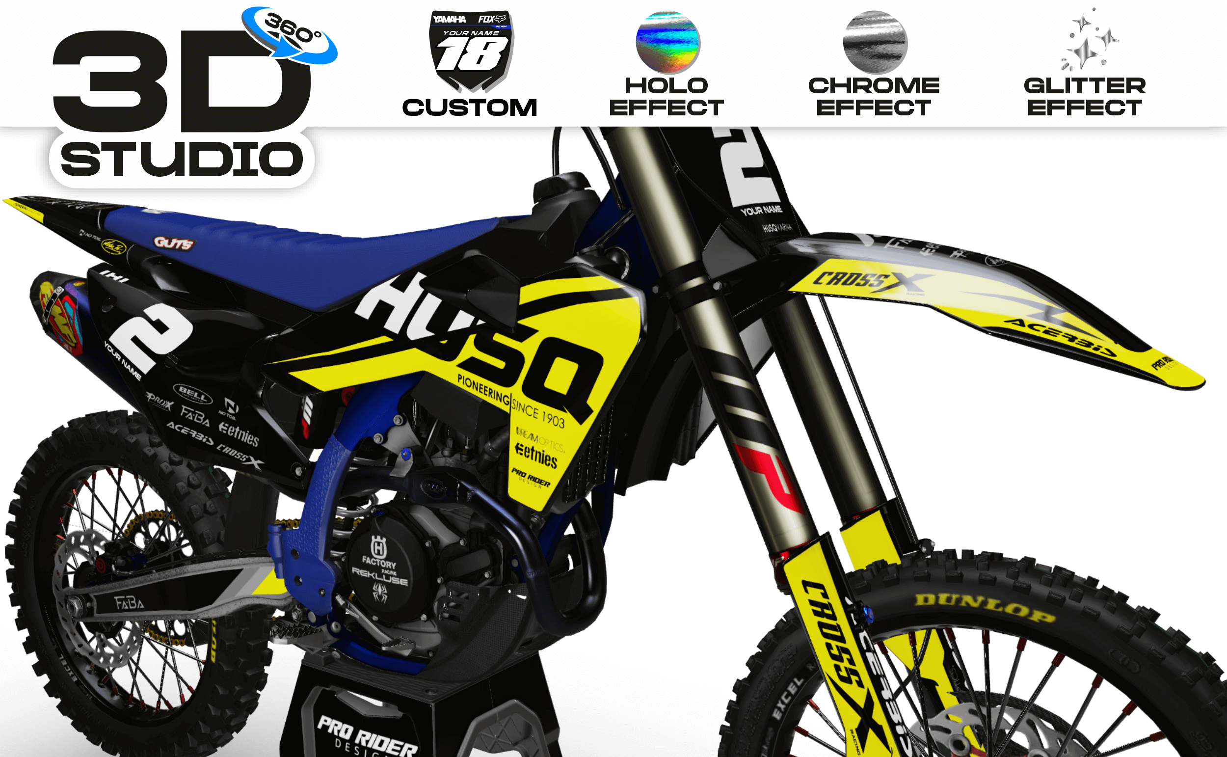 Graphics Kit HUSQVARNA FACTOR-X - 3D