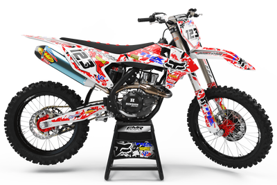 Graphics Kit FOX CAMO RED : amaze your friends with an original design