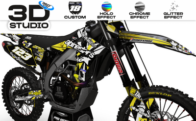 Graphics Kit ALPINESTARS YELLOW