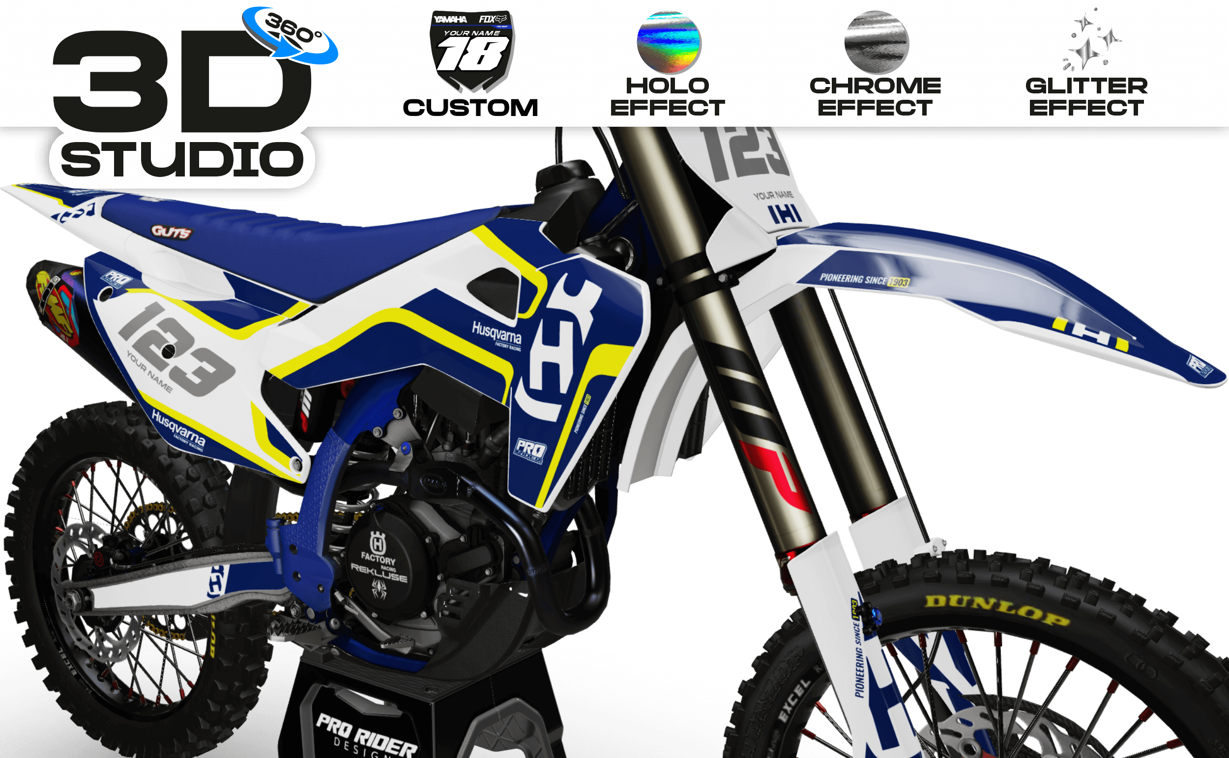 Custom Graphics HUSQVARNA KRONO - 3D