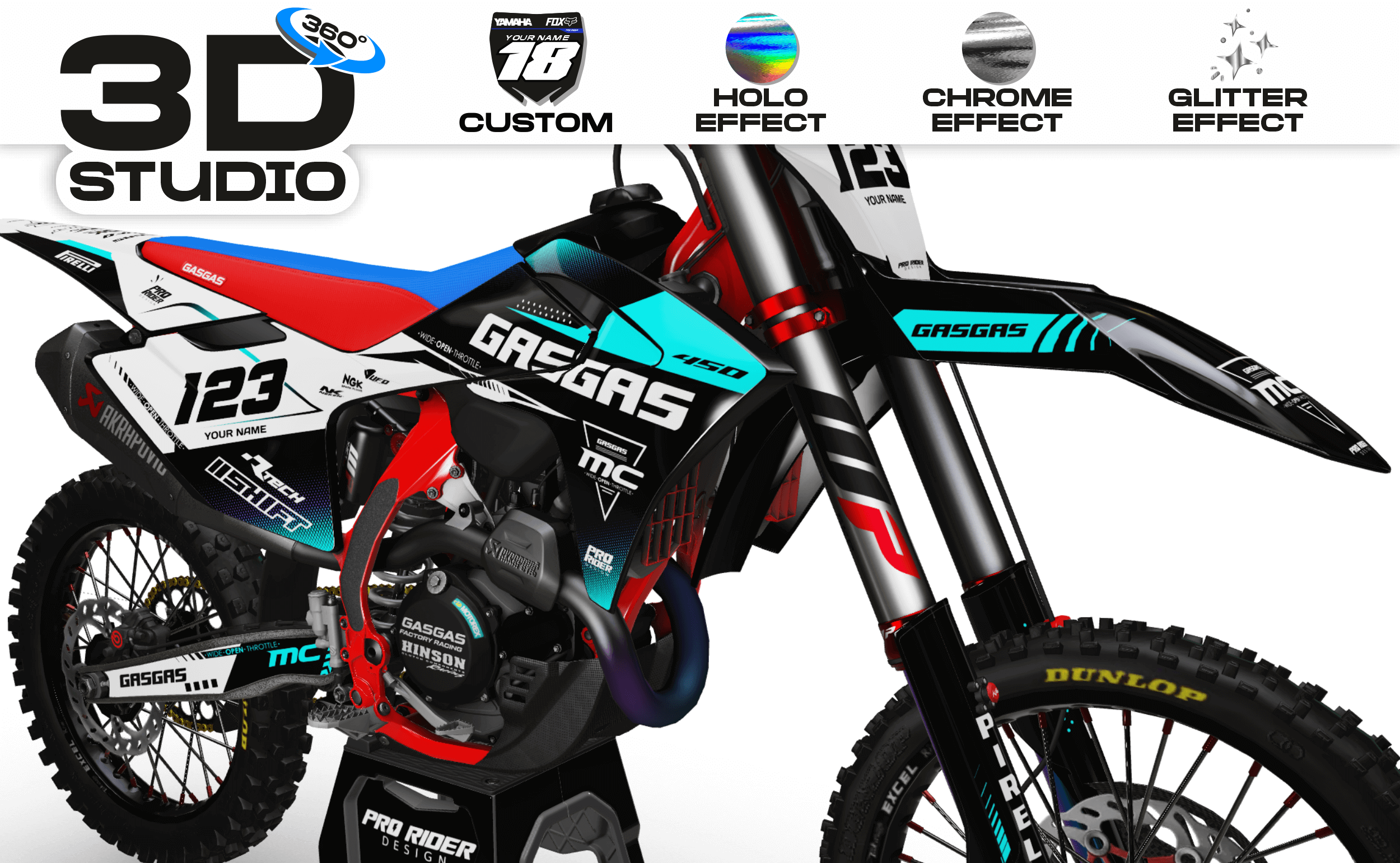 Custom Graphics GASGAS TORNEO - 3D