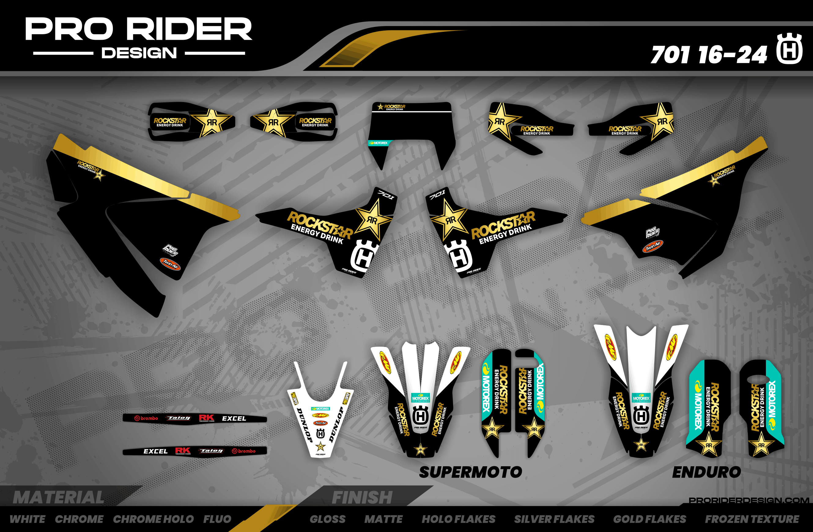 HUSQVARNA Custom Graphics TC-FC-TE-FE... ROCKSTAR 23