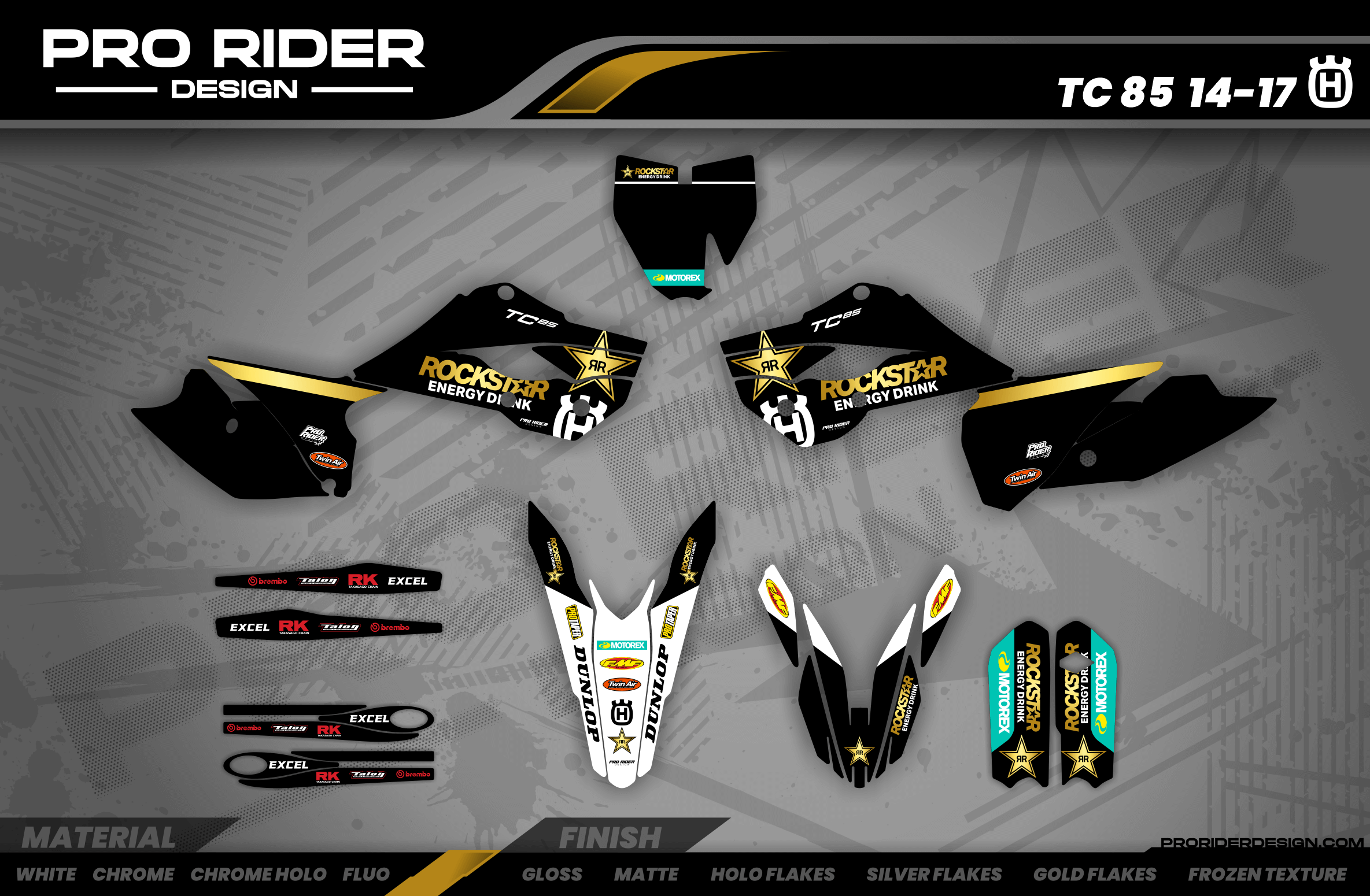 HUSQVARNA Custom Graphics TC-FC-TE-FE... ROCKSTAR 23