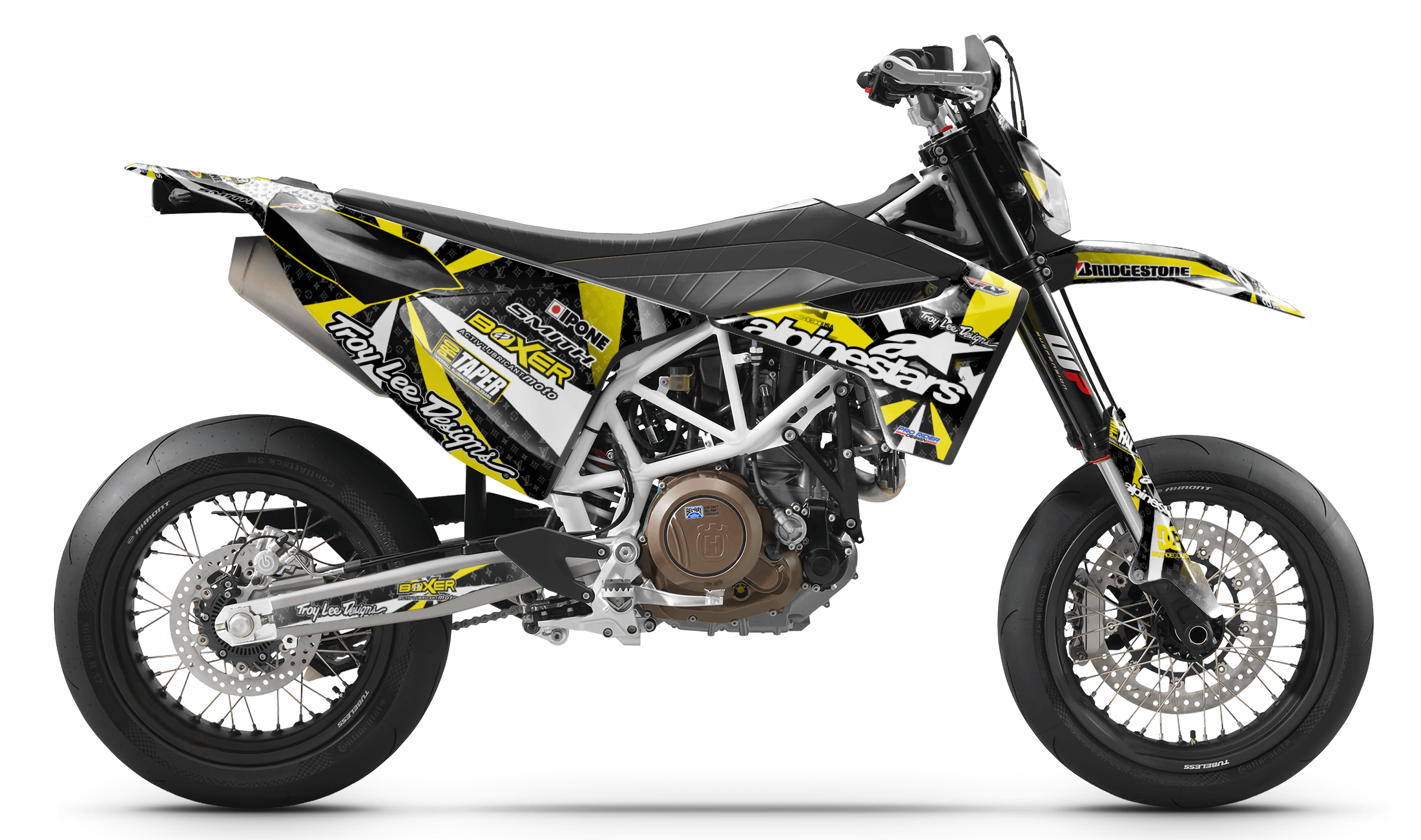 701 Husqvarna Graphics ALPINESTARS YELLOW