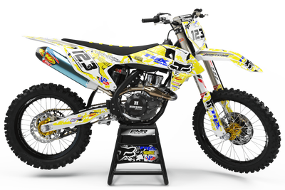 Graphics Kit FOX CAMO YELLOW: amaze your friends with an original design