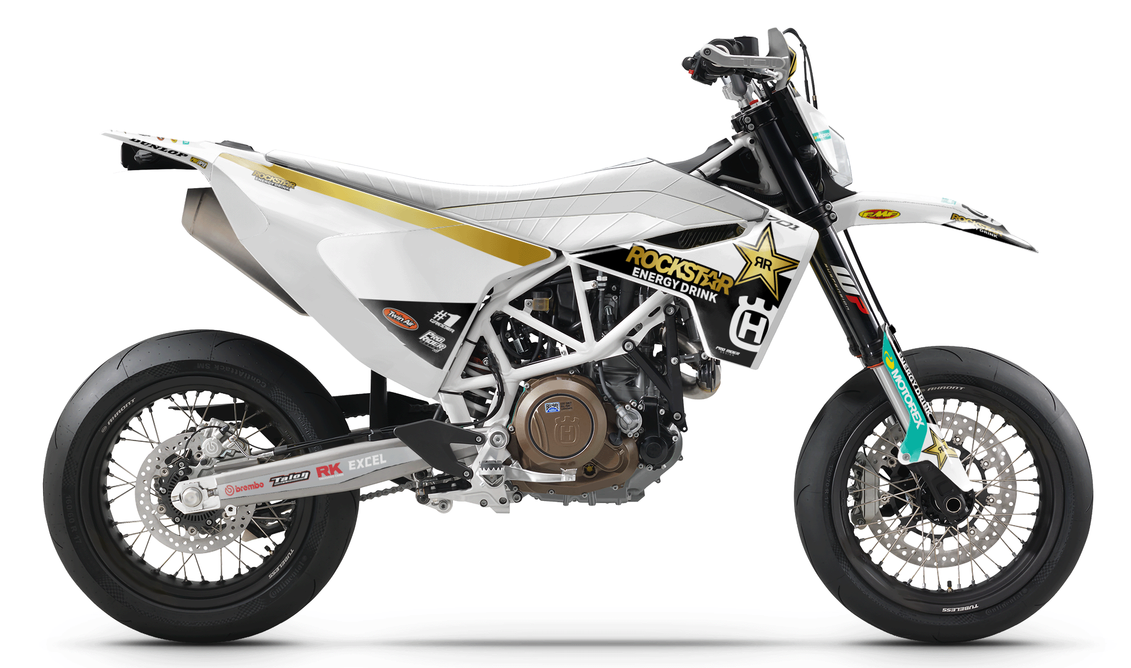 701 Husqvarna Graphics ROCKSTAR 23 WHITE