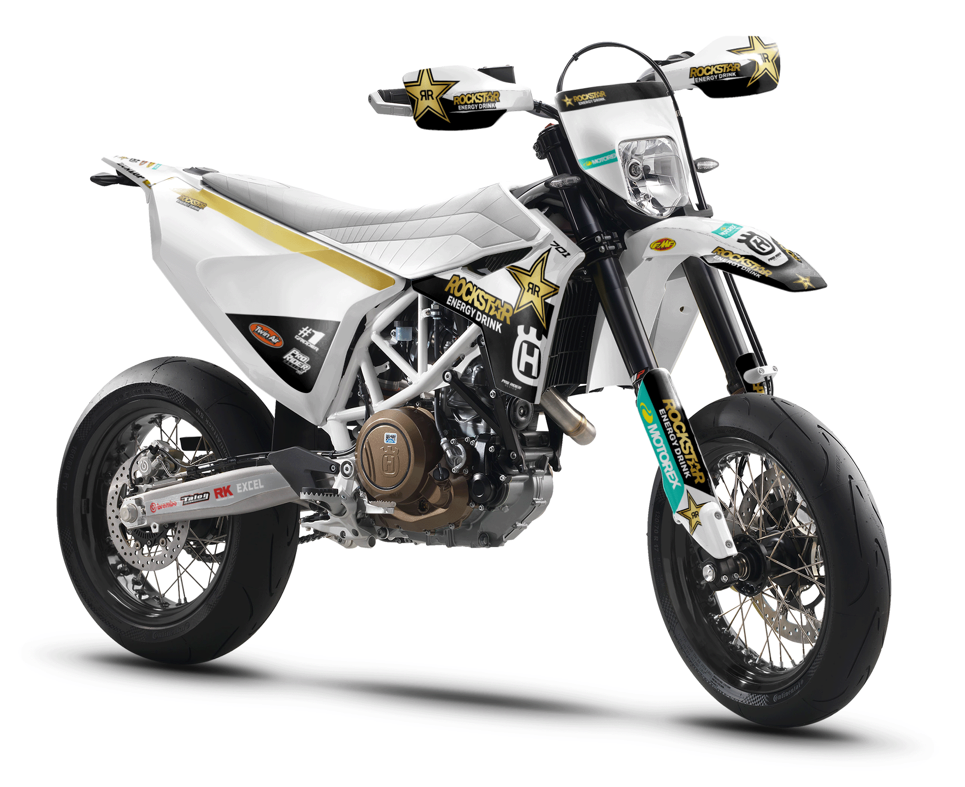701 Husqvarna Graphics ROCKSTAR 23 WHITE