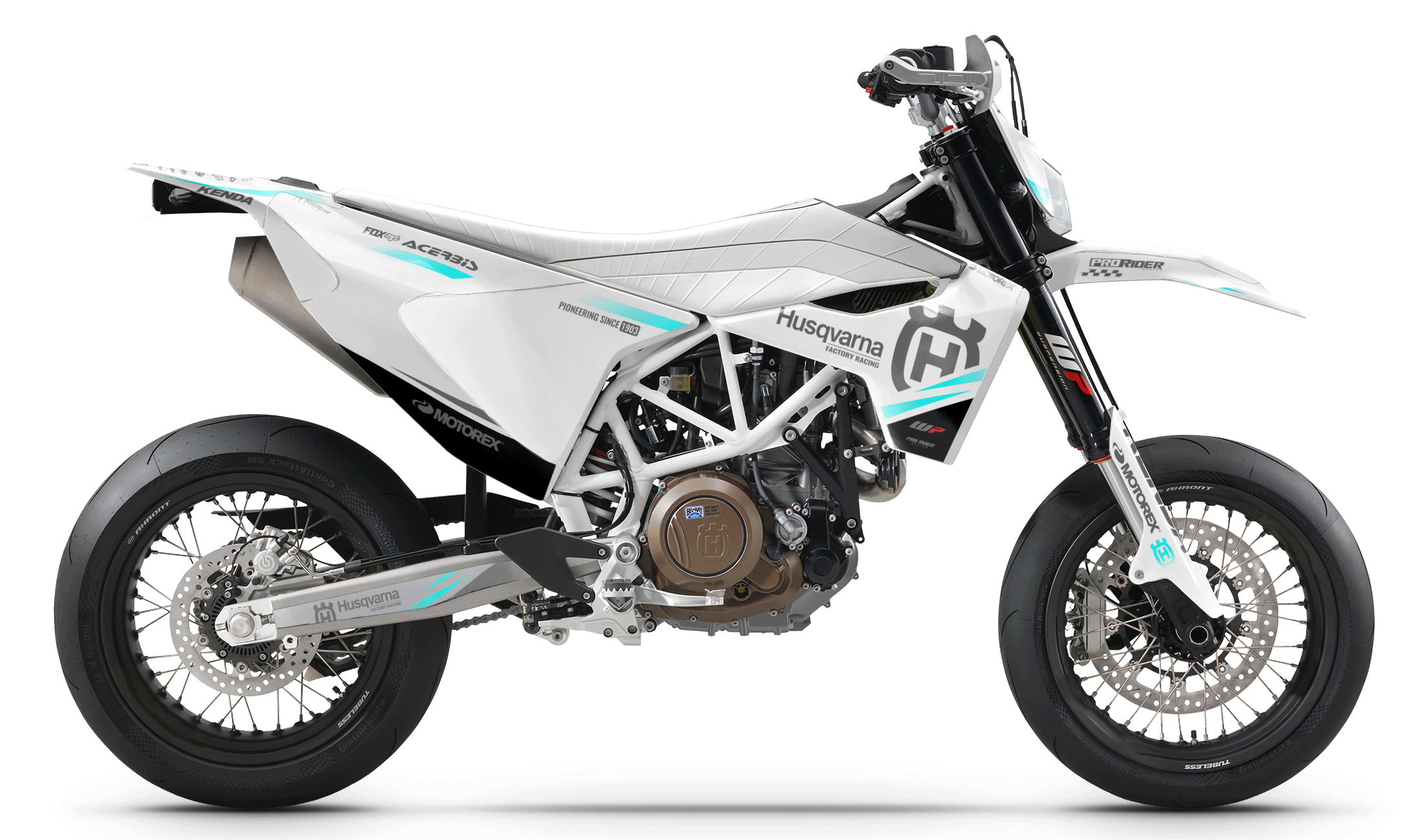 701 Husqvarna Graphics ORIGINE WHITE