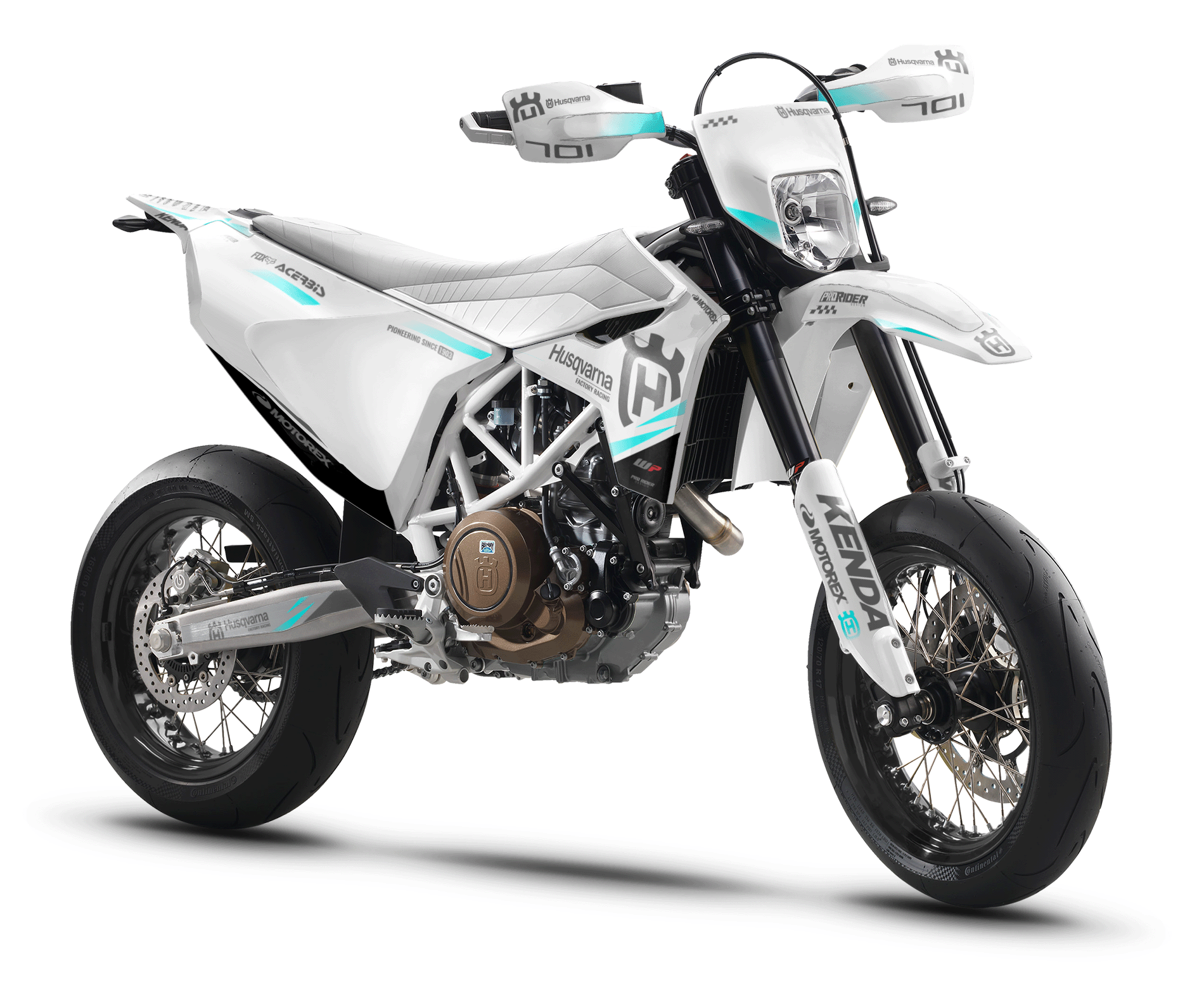 701 Husqvarna Graphics ORIGINE WHITE