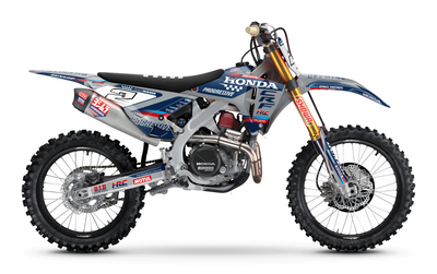 HONDA Custom Graphics Motocross TEAM HRC PROGRESSIVE | BLUE & GREY