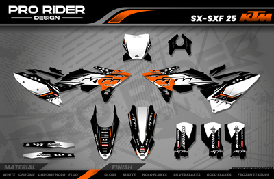 KTM Graphics SX XC SXF XCF EXC.. - ProLine BWO