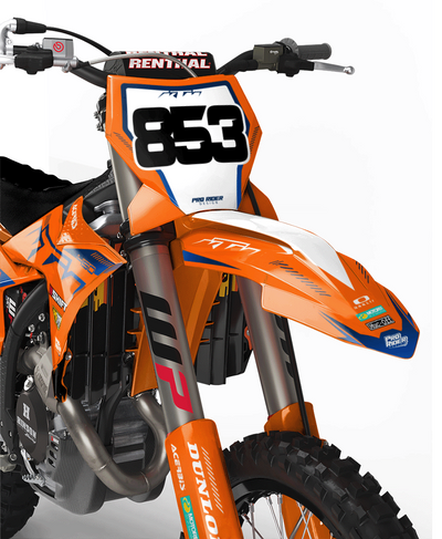 KTM Graphics SX XC SXF XCF EXC.. | Shadow Edition | Orange blue