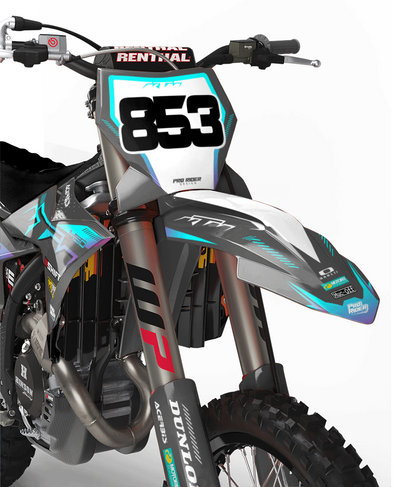 KTM Graphics SX XC SXF XCF EXC.. | Shadow Edition | Grey teal