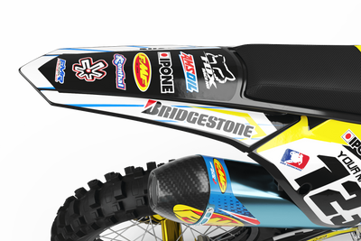 Graphics Kit BOXER YELLOW : Add value to your Motocross and Quad
