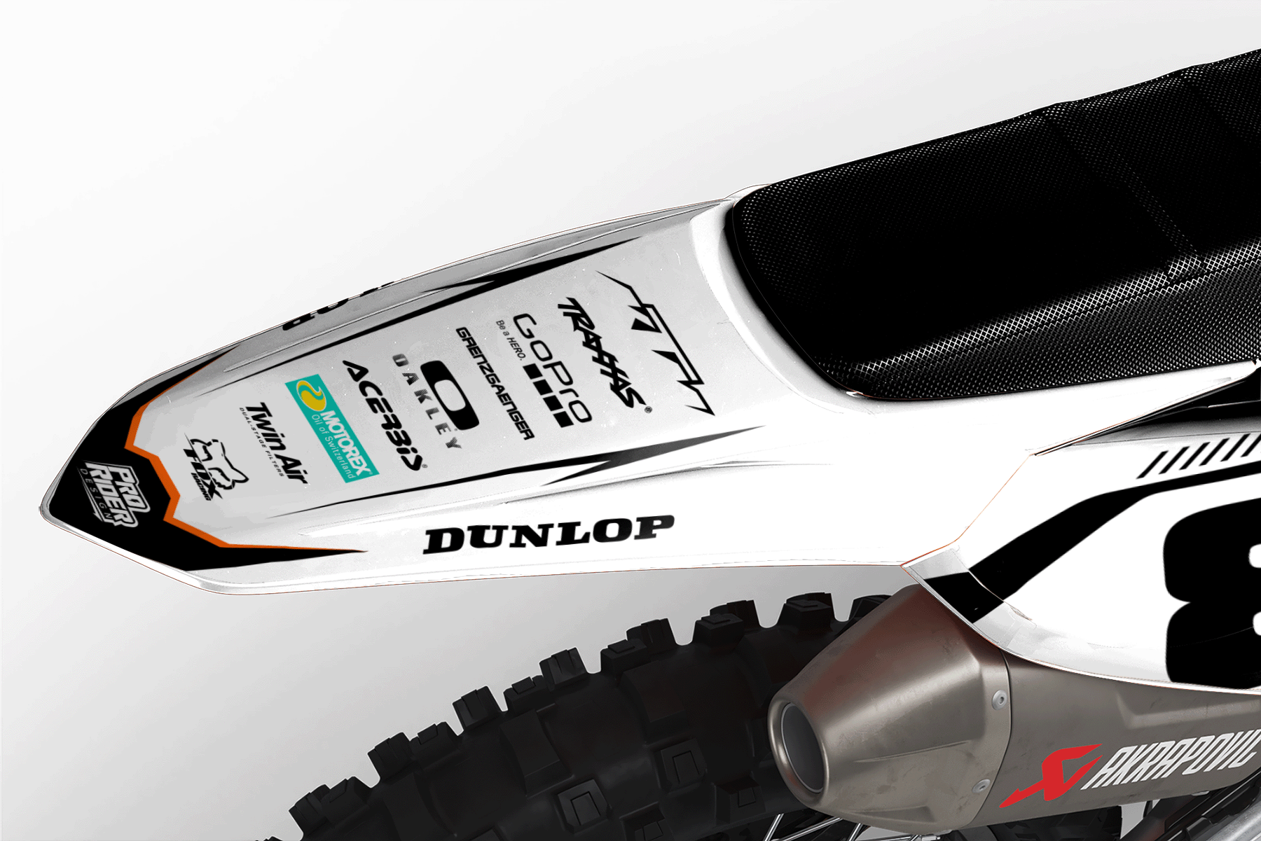 KTM Graphics SX XC SXF XCF EXC.. | Shadow Edition | White & black