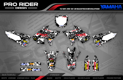 Graphics Kit FOX CAMO BLACK: amaze your friends with an original design