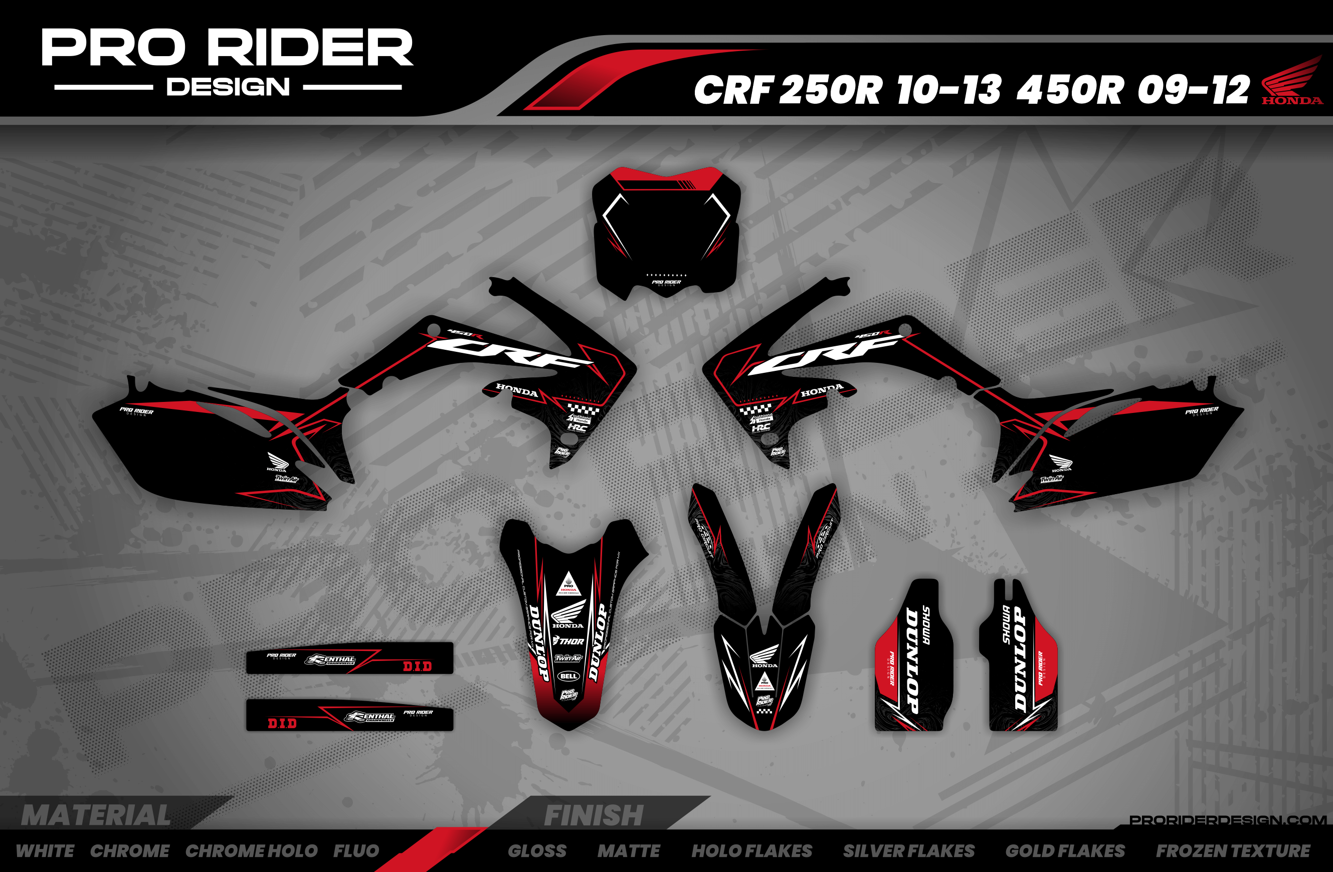 Graphics Kit HONDA BLINK DARK