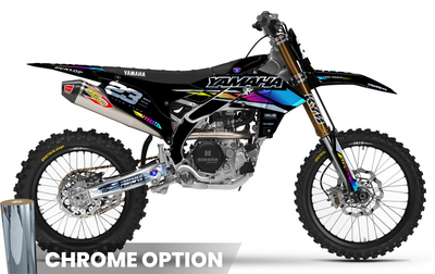 YZ YZF TTR PW Custom Graphics YAMAHA Speed Blocks - BLACK