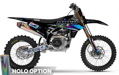 YZ YZF TTR PW Custom Graphics YAMAHA Speed Blocks - BLACK