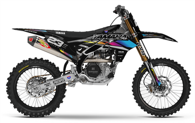 YZ YZF TTR PW Custom Graphics YAMAHA Speed Blocks - BLACK