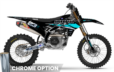 YZ YZF TTR PW Custom Graphics YAMAHA Speed Blocks - TEAL