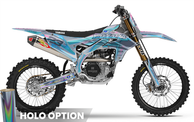 YZ YZF TTR PW Custom Graphics YAMAHA Speed Blocks - GREY