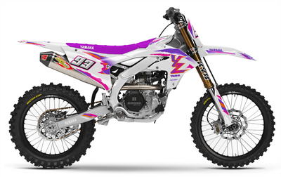 Motocross Graphics YAMAHA 93th White