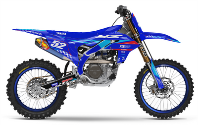 Graphics Motocross YAMAHA Racer - BLUE