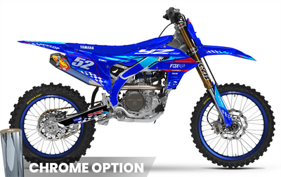 Graphics Motocross YAMAHA Racer - BLUE
