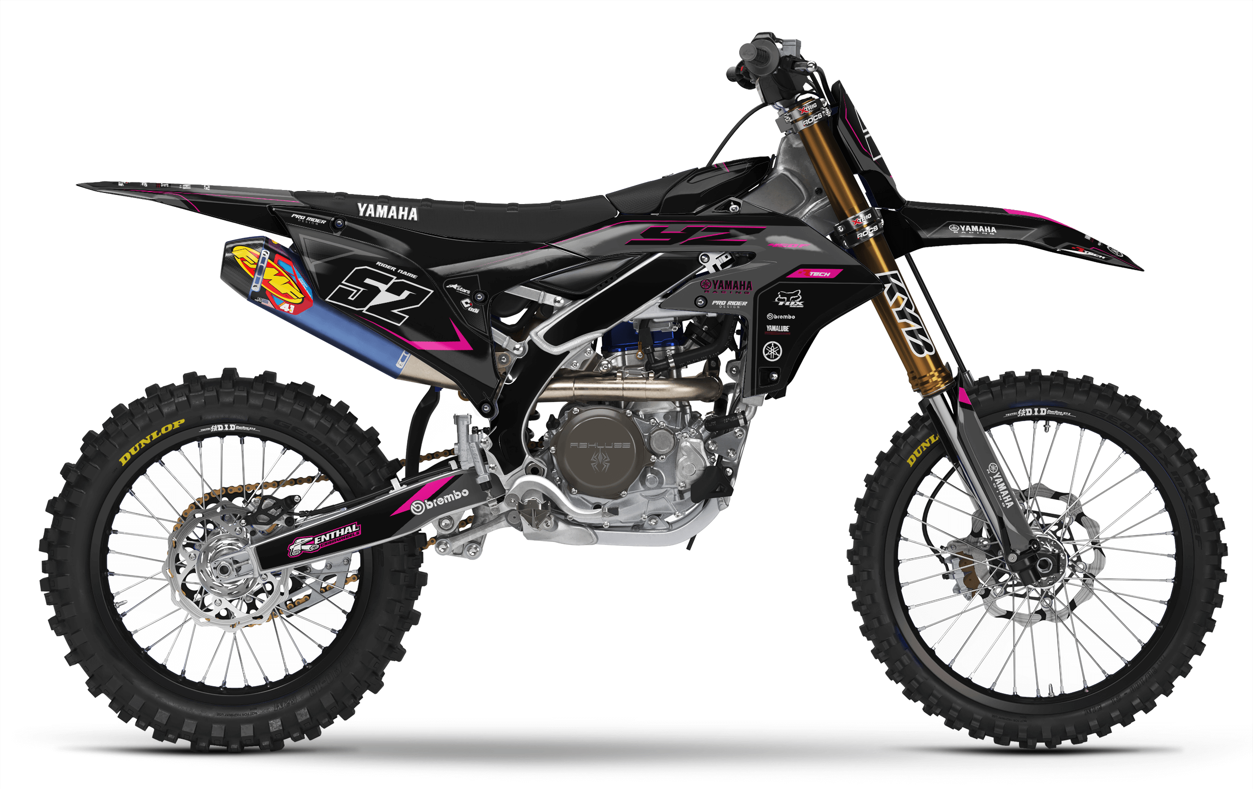 YAMAHA GRAPHICS| Black Venom | PINK