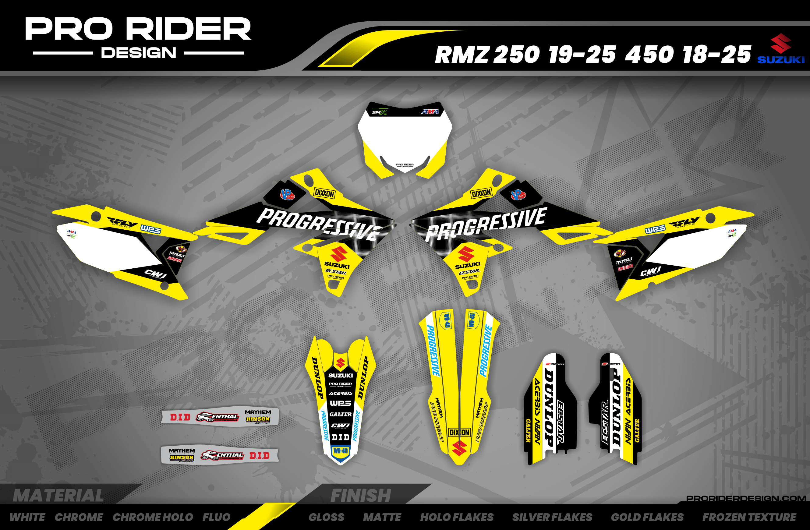 SUZUKI Graphics | DIXXON PROGRESSIVE Replica
