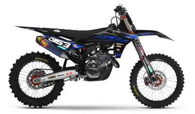 KTM Graphics SX XC SXF XCF EXC.. | Shadow Edition | Black blue