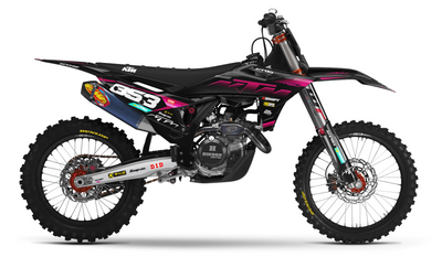 KTM Graphics SX XC SXF XCF EXC.. | Shadow Edition | Black pink
