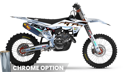 KTM Graphics SX XC SXF XCF EXC.. | Shadow Edition | White & black
