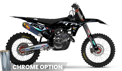 KTM Graphics SX XC SXF XCF EXC.. | Shadow Edition | Black white