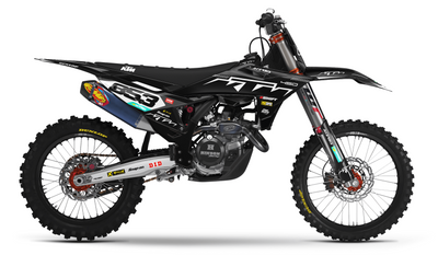 KTM Graphics SX XC SXF XCF EXC.. | Shadow Edition | Black white