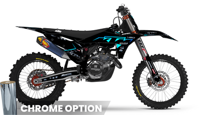 KTM Graphics SX XC SXF XCF EXC.. - ProLine Black/teal