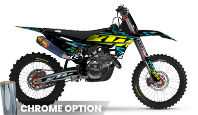 KTM Graphics TEAL BOLD EFFECT