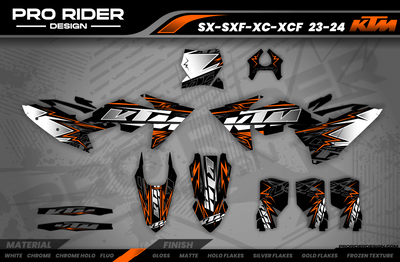 KTM Graphics LIGHT BOLD EFFECT
