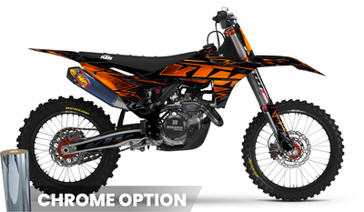 KTM Graphics ORANGE BOLD EFFECT